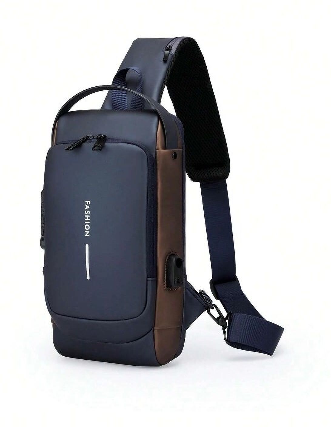 HANDCUFFS Chest Bag Sling Bag Business Shoulder Bag With USB Charging Port Chest Bag Sling Bag Business Shoulder Bag With USB Charging Port-image-22