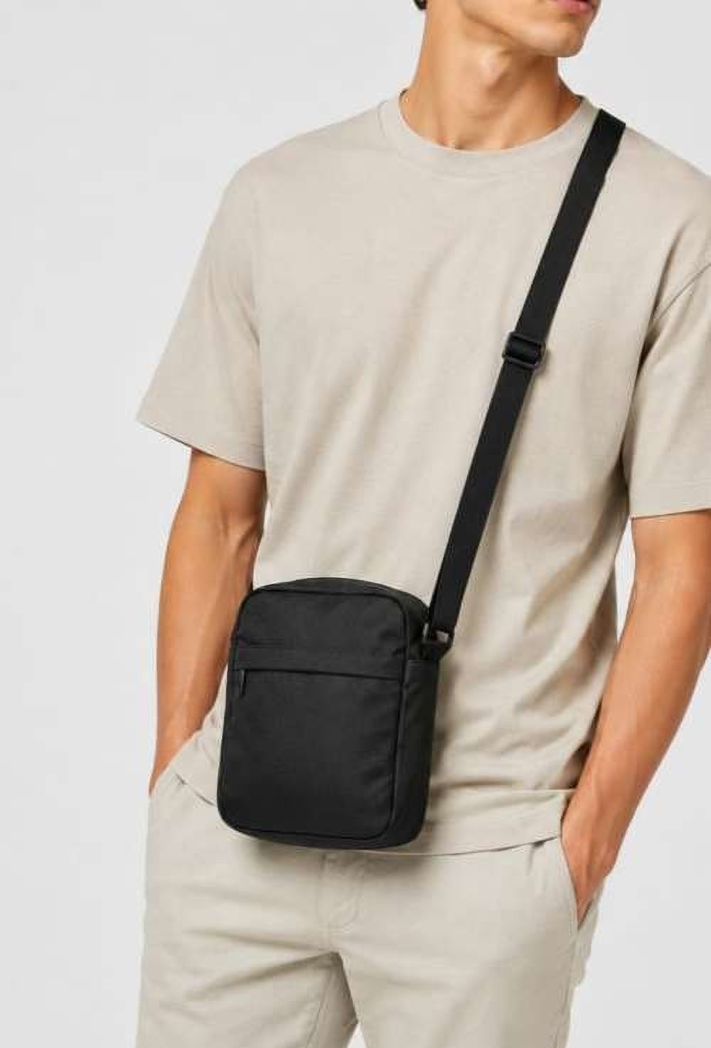 ROVERMAN Men Sling Bag Cross body Men's Messenger for Travel / Office / Business bag Waist Bag-image-48