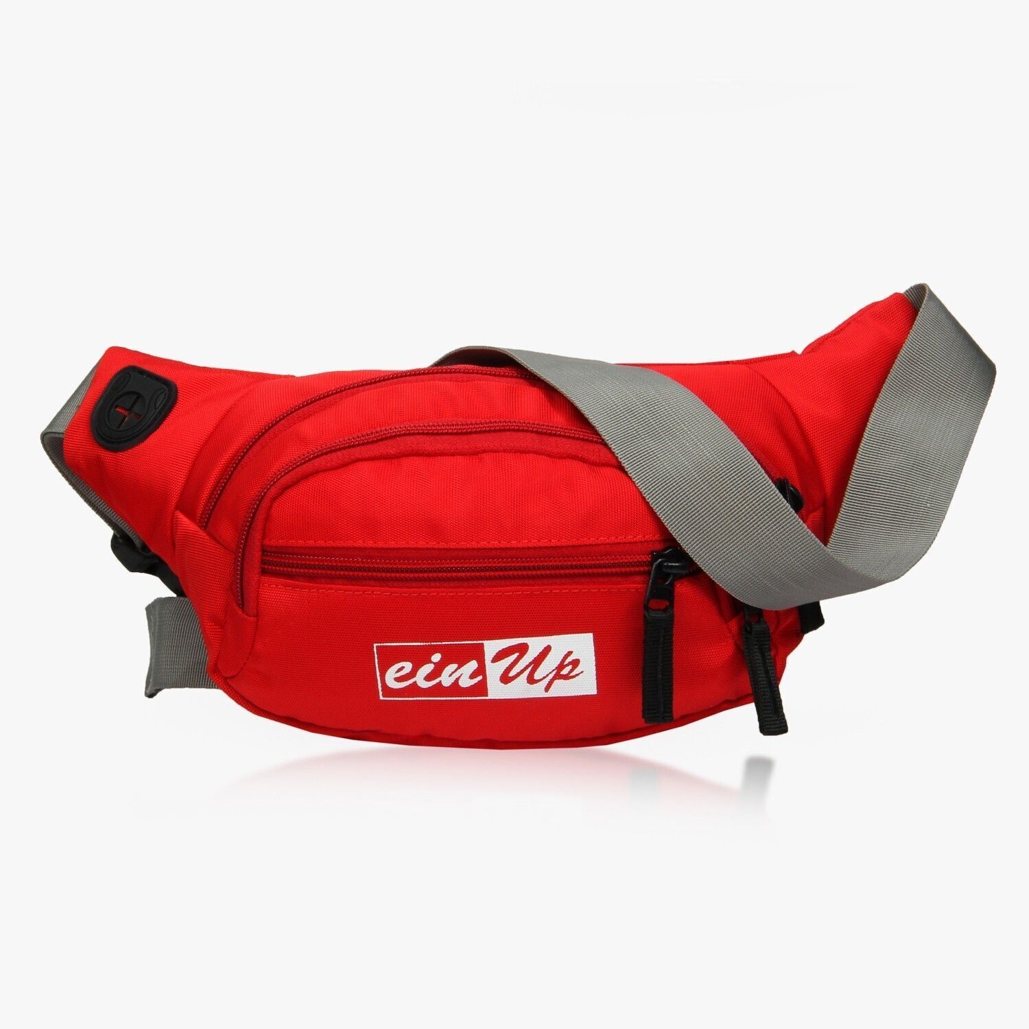 Worldstar fluffy red front straight zip waist bag Waist Bag-image-27