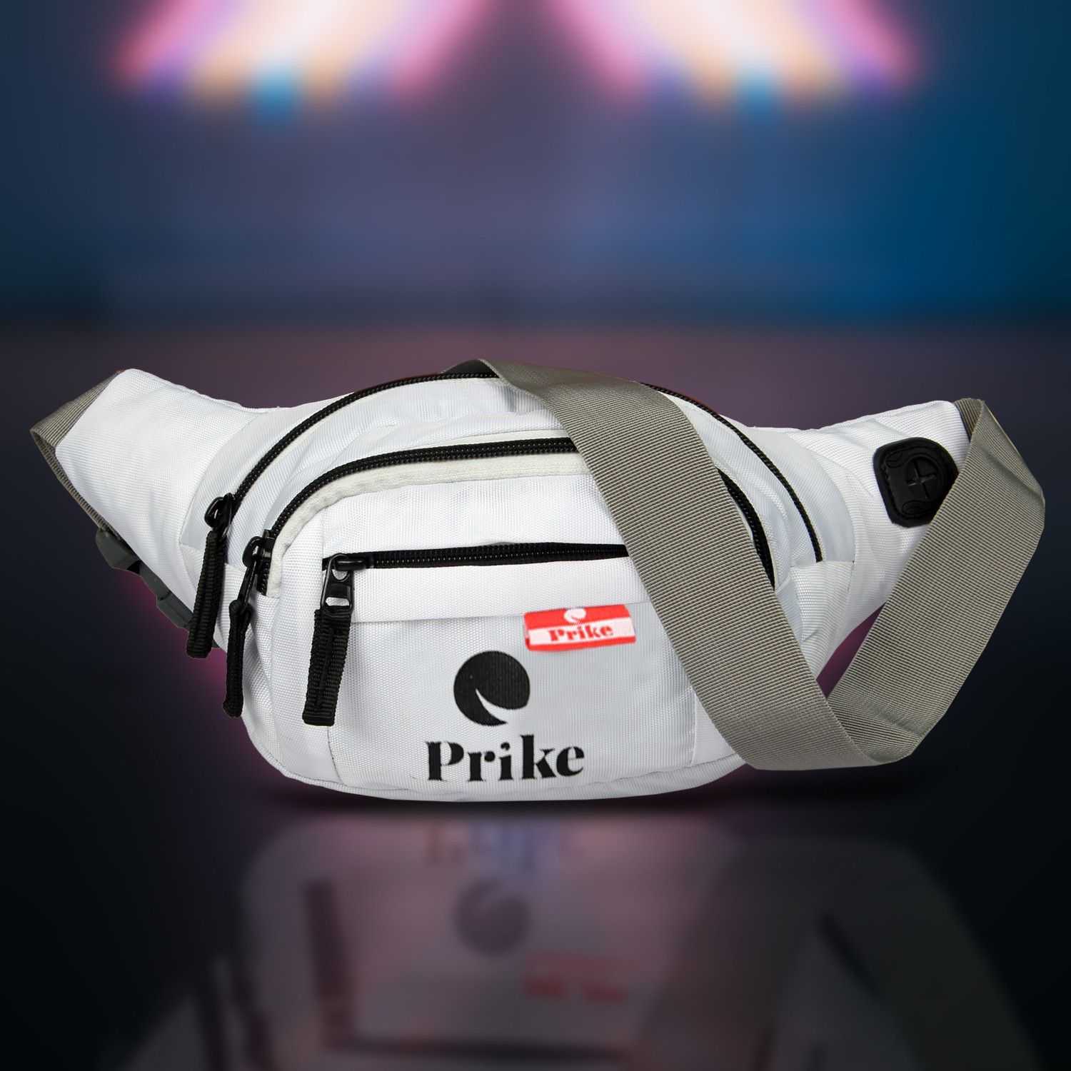prike fluffy white waist bag fluffy white waist bag waist bag Fanny Pack for Travel Bags Hiking Trekking-image-41