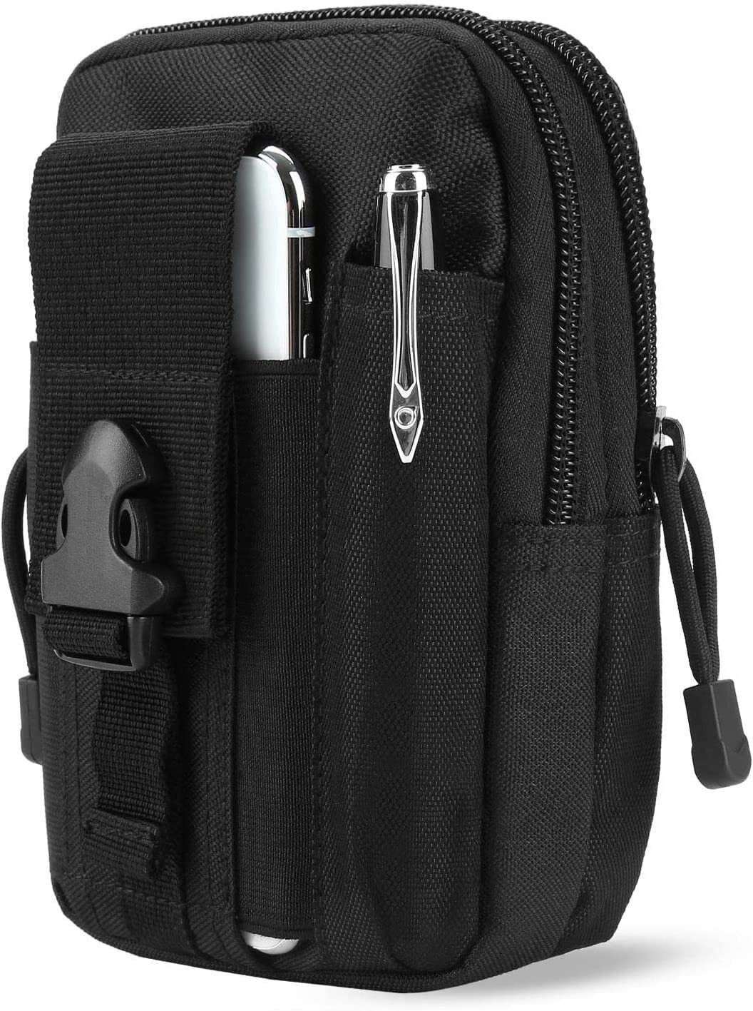 Vtor MOBILE POUCH WITH MOLE SYSTEM BLACK OUTDOOR MULTIPURPOSE WAIST BAG-image-37