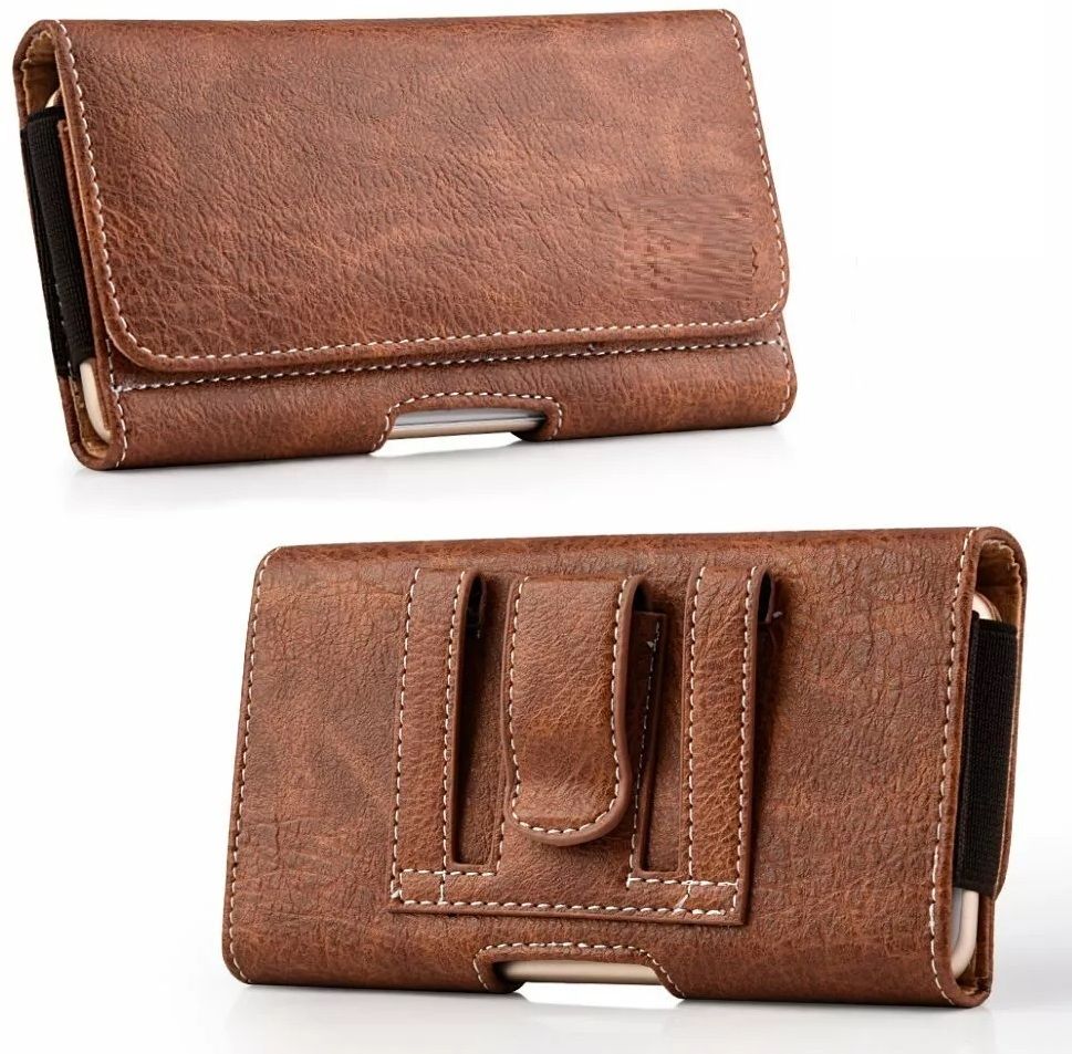 Bodoma BeltPouch Holster Waist Bag with Magnatic Up To 6.3inch For Mobile Pouch Up To 6.3 inch (Brown)-image-8
