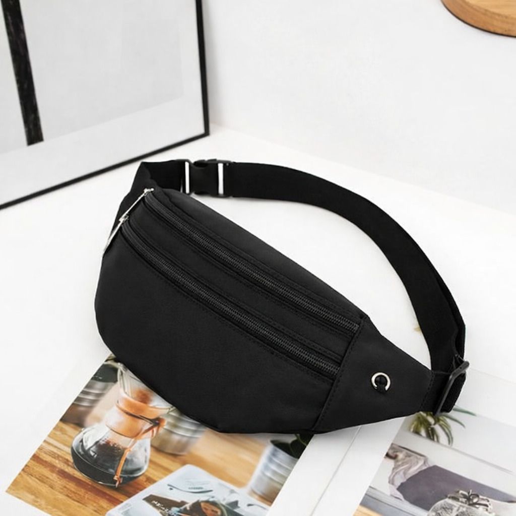 WaistWish Urban Classic Waist Bag Fanny Pack with 3 Zipper Pockets Waist Bag-image-13