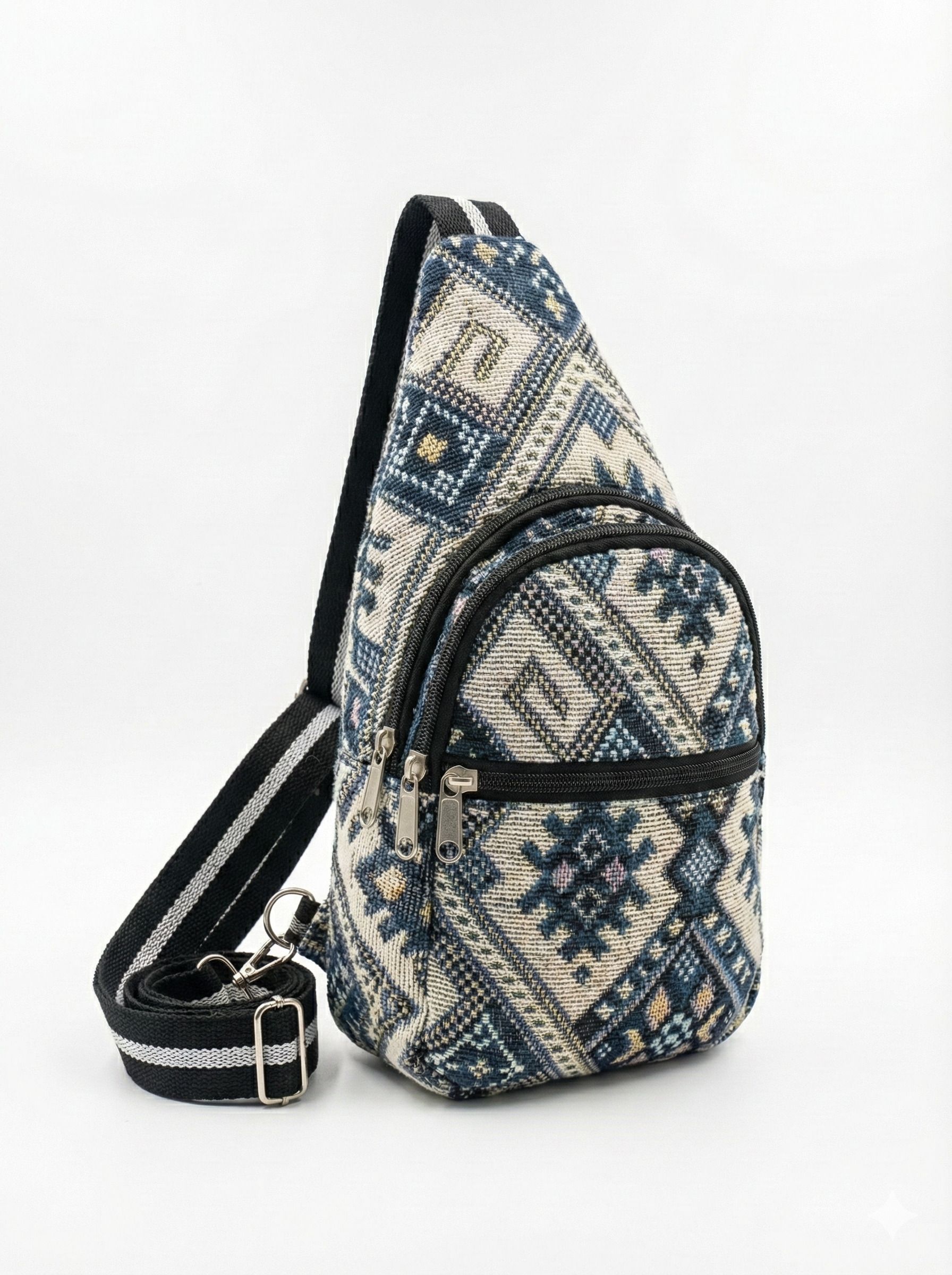 Multicolor Men & Women Sling Bag CREAM BAG-image-26