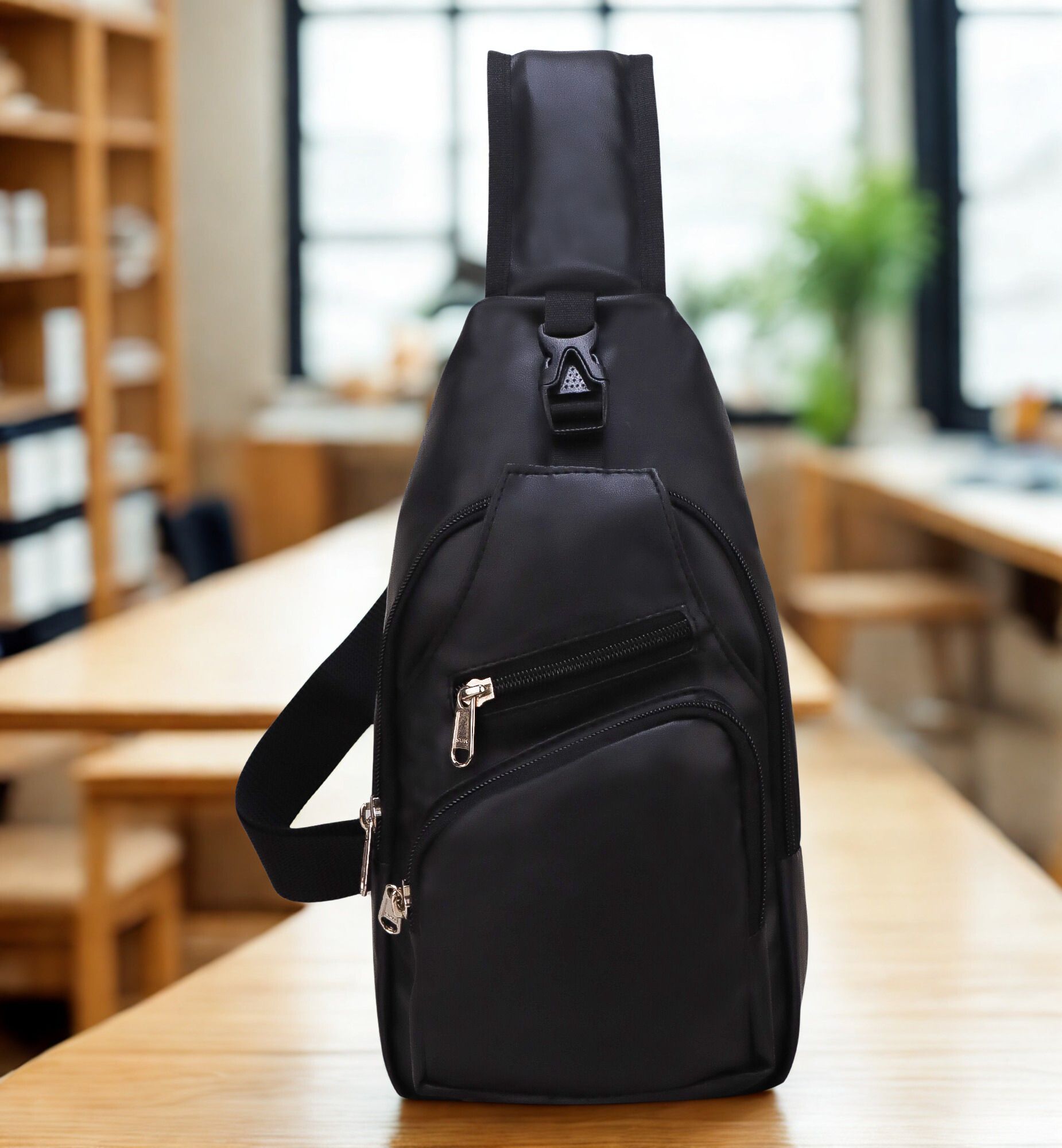 Pouchly Men’s Crossbody Sling Bag – Stylish, Lightweight Bag for Daily Use Waist Bag