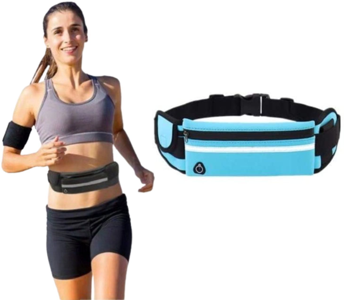Whipbird Adjustable Straps Running Belt with Storage for Men and Women Running Waist Belt with Pocket-image-37