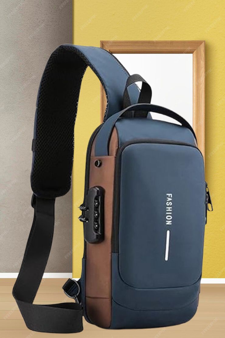 ProArch WomenBuzz Crossbody Massenger Bag Shoulder Strap With with Lock USB Charging Waist bag-picture-12