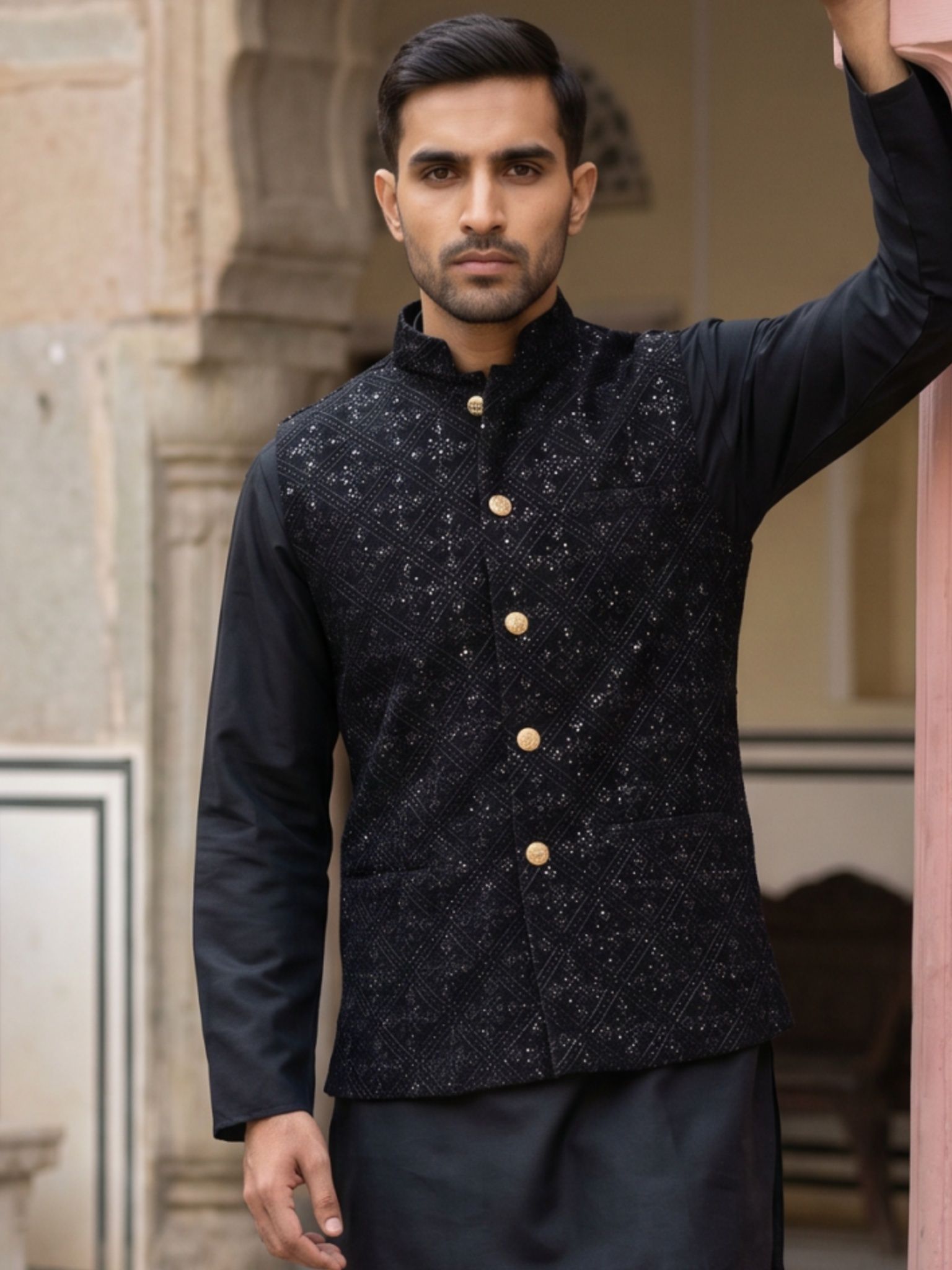 jompers Embroidered Men Waistcoat-picture-45