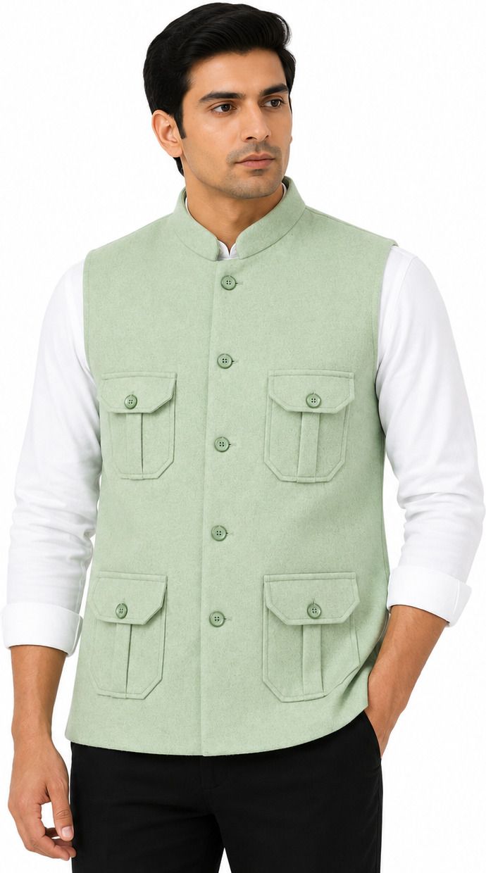 Solid Men Waistcoat-image-45