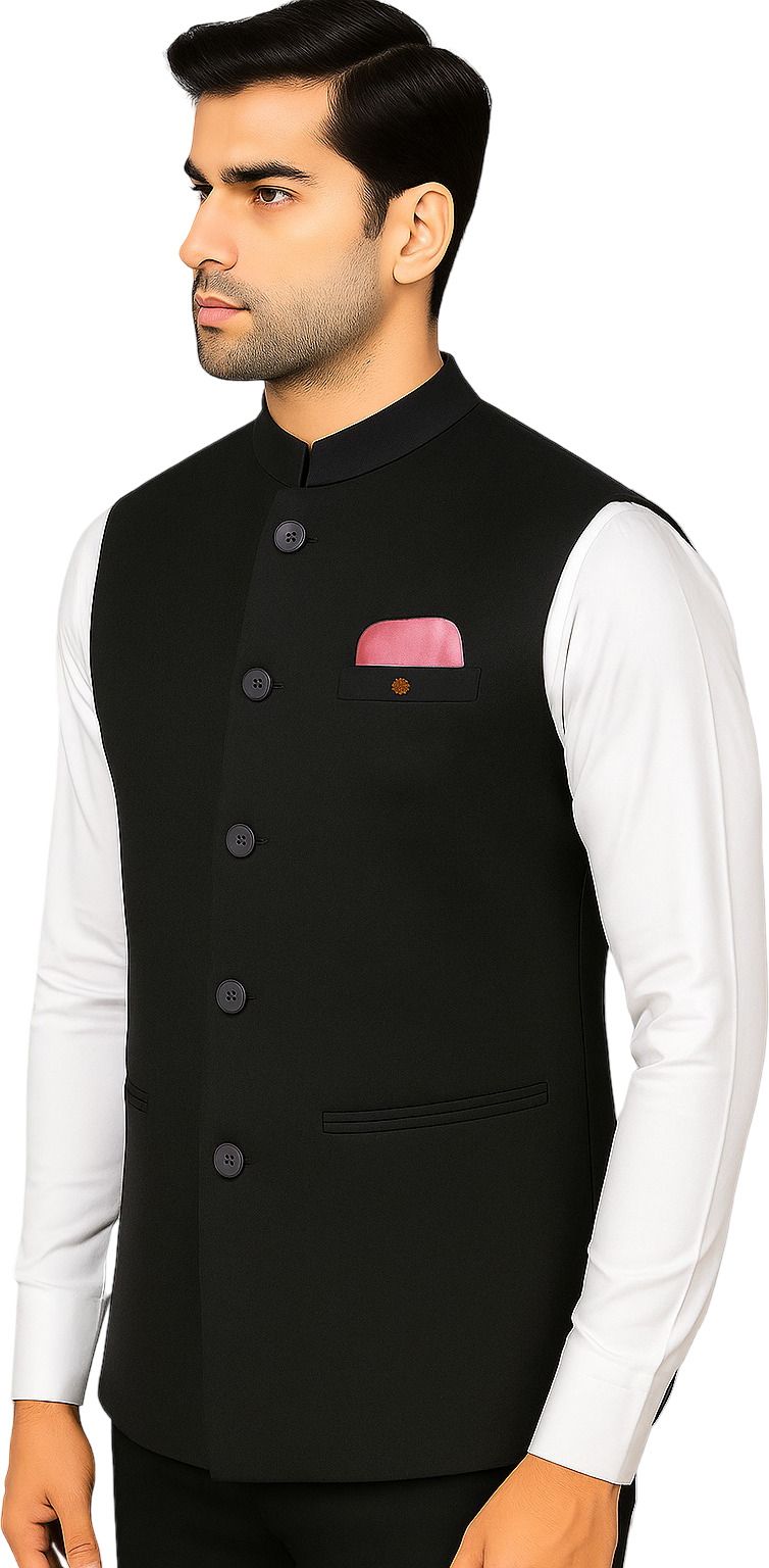 risani Woven Men Waistcoat-picture-33