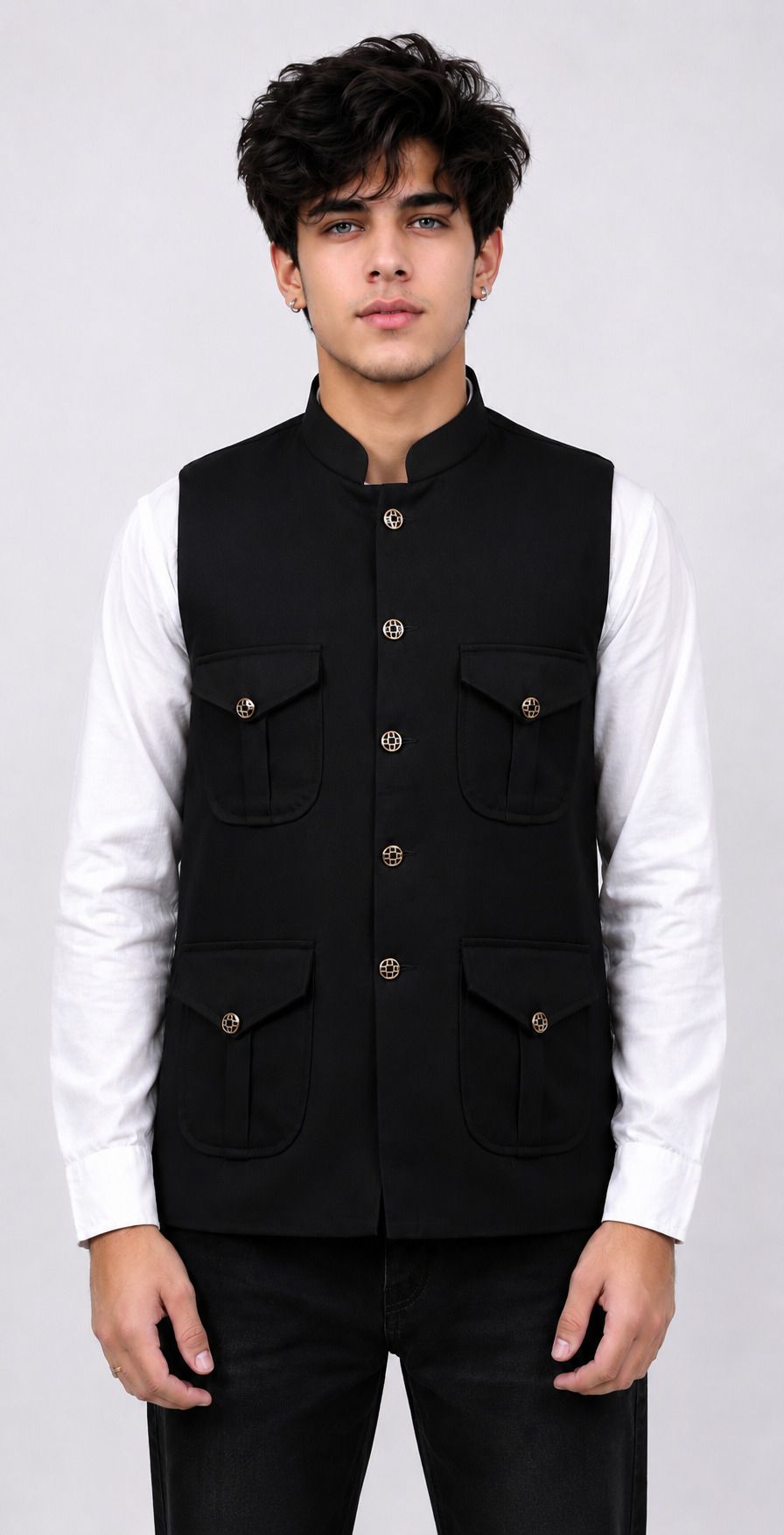 nadwi garments Solid Men Waistcoat-picture-23