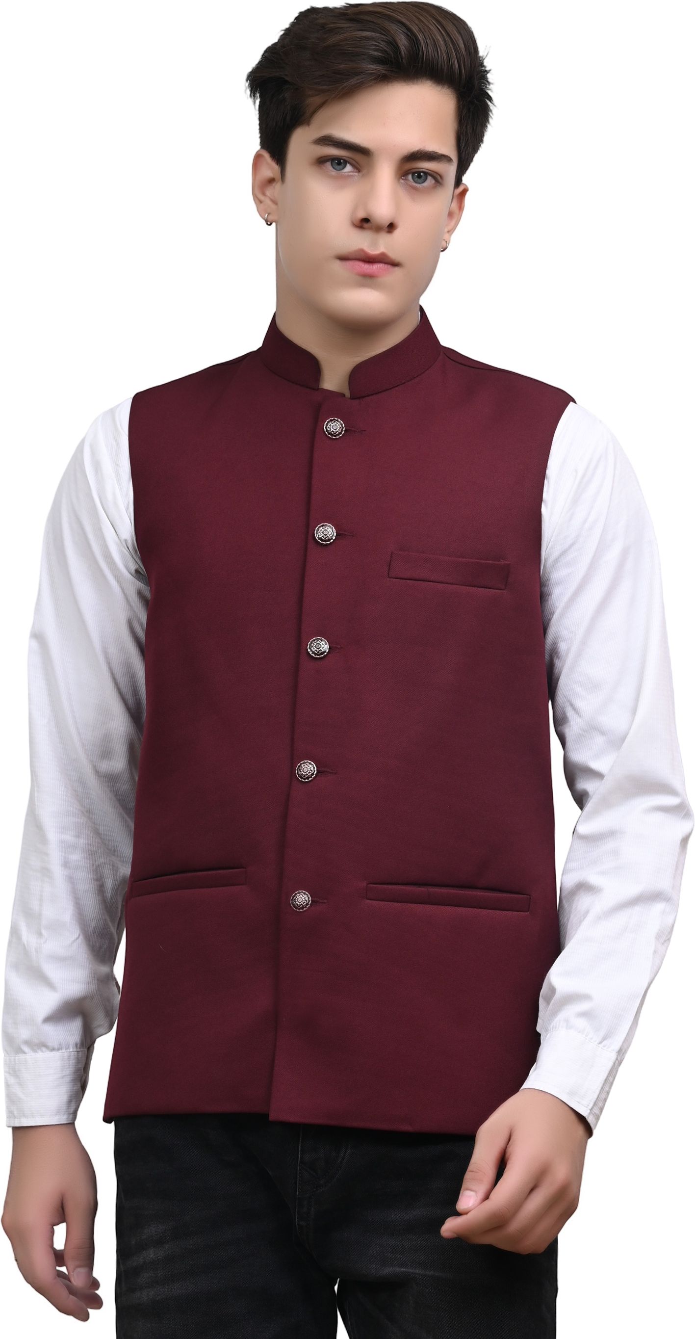 nadwi garments Solid Men Waistcoat-picture-22