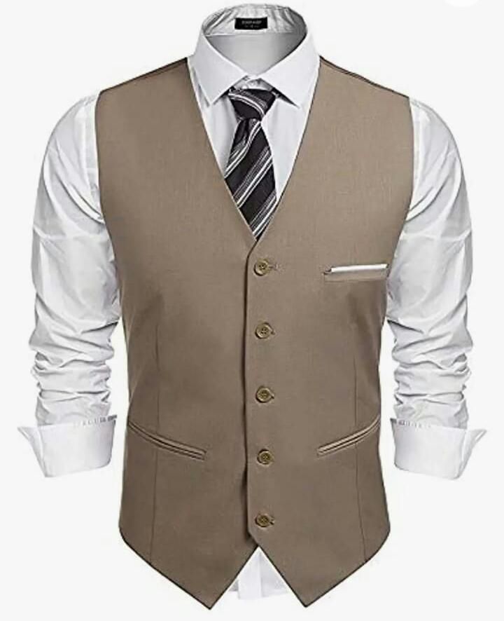 Solid Men Waistcoat-image-40