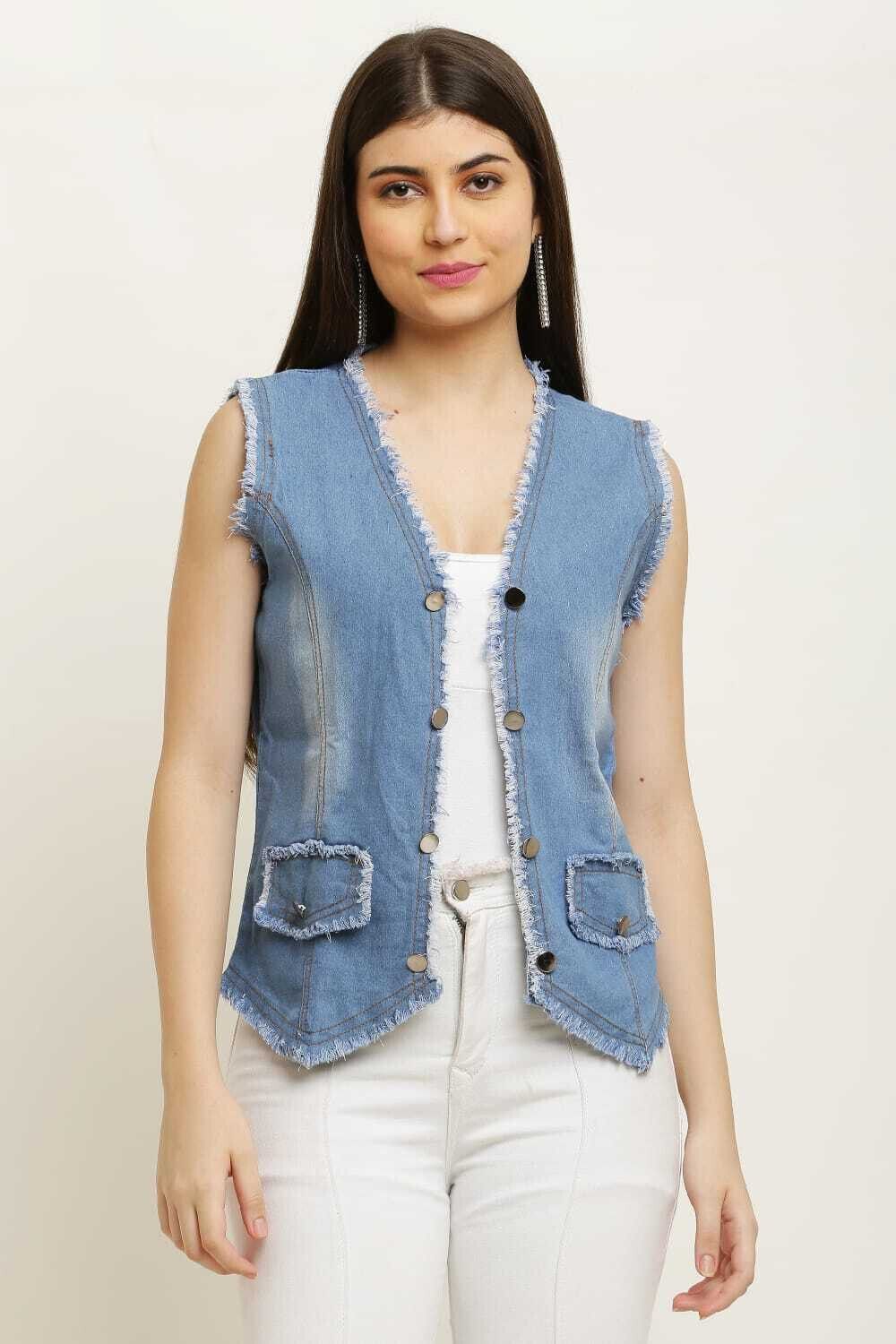 Solid Women Waistcoat
