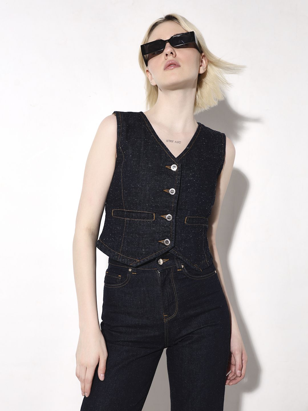 only Solid Women Waistcoat-picture-40