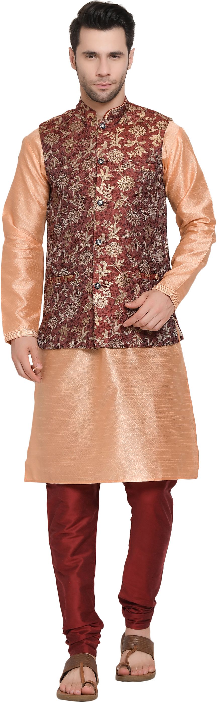 mansfab Woven Men Waistcoat-picture-20
