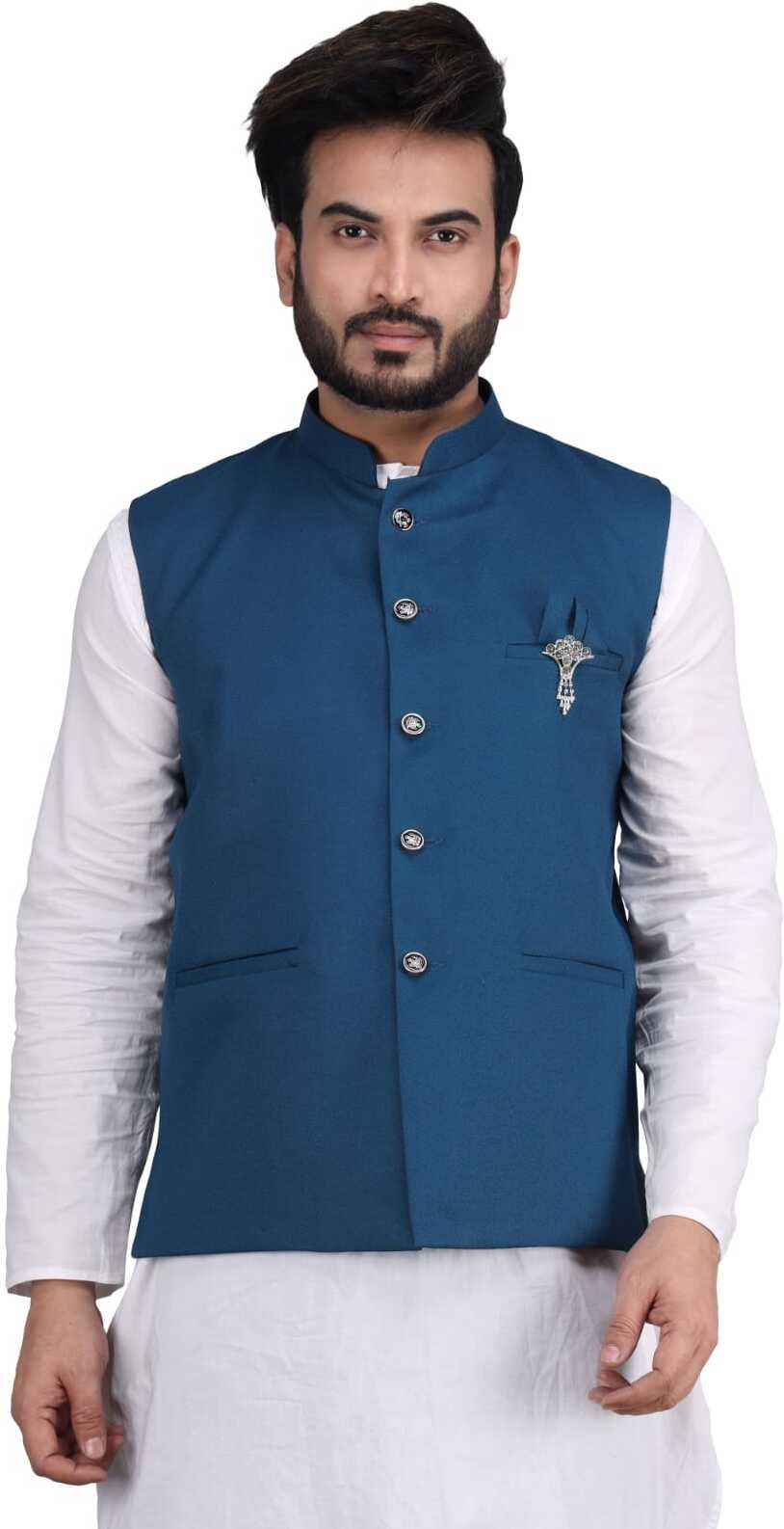 maksud enterprise Striped Men Waistcoat-picture-13