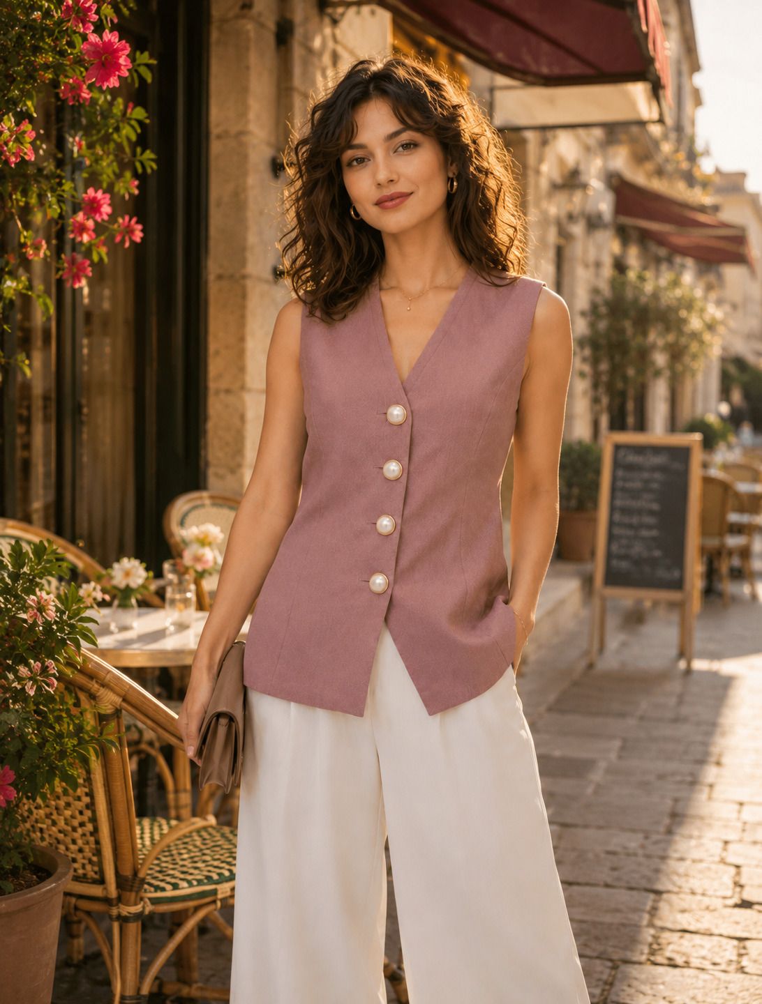 tinz Solid Women Waistcoat-picture-20