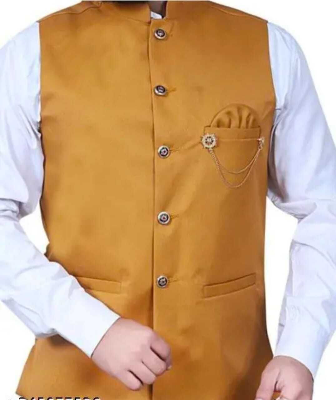 nehafb Solid Men Waistcoat-picture-14