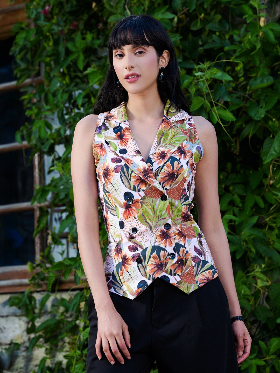 tandul Printed Women Waistcoat-picture-16