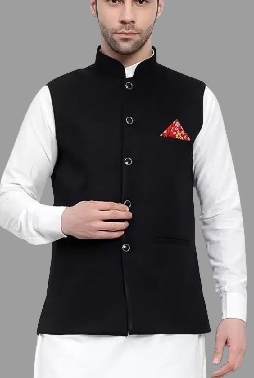 atly Solid Men Waistcoat-picture-22