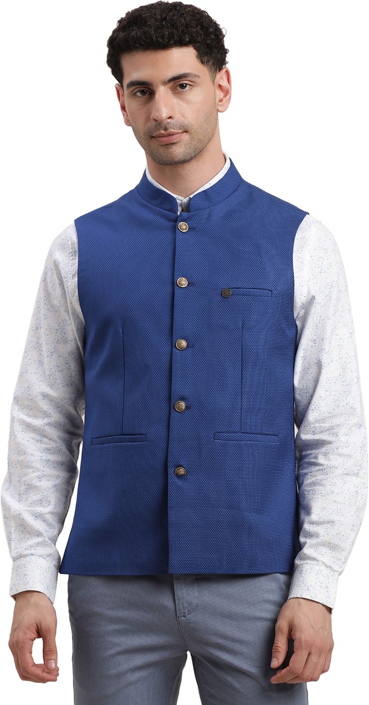 turtle Self Design Men Waistcoat-picture-15