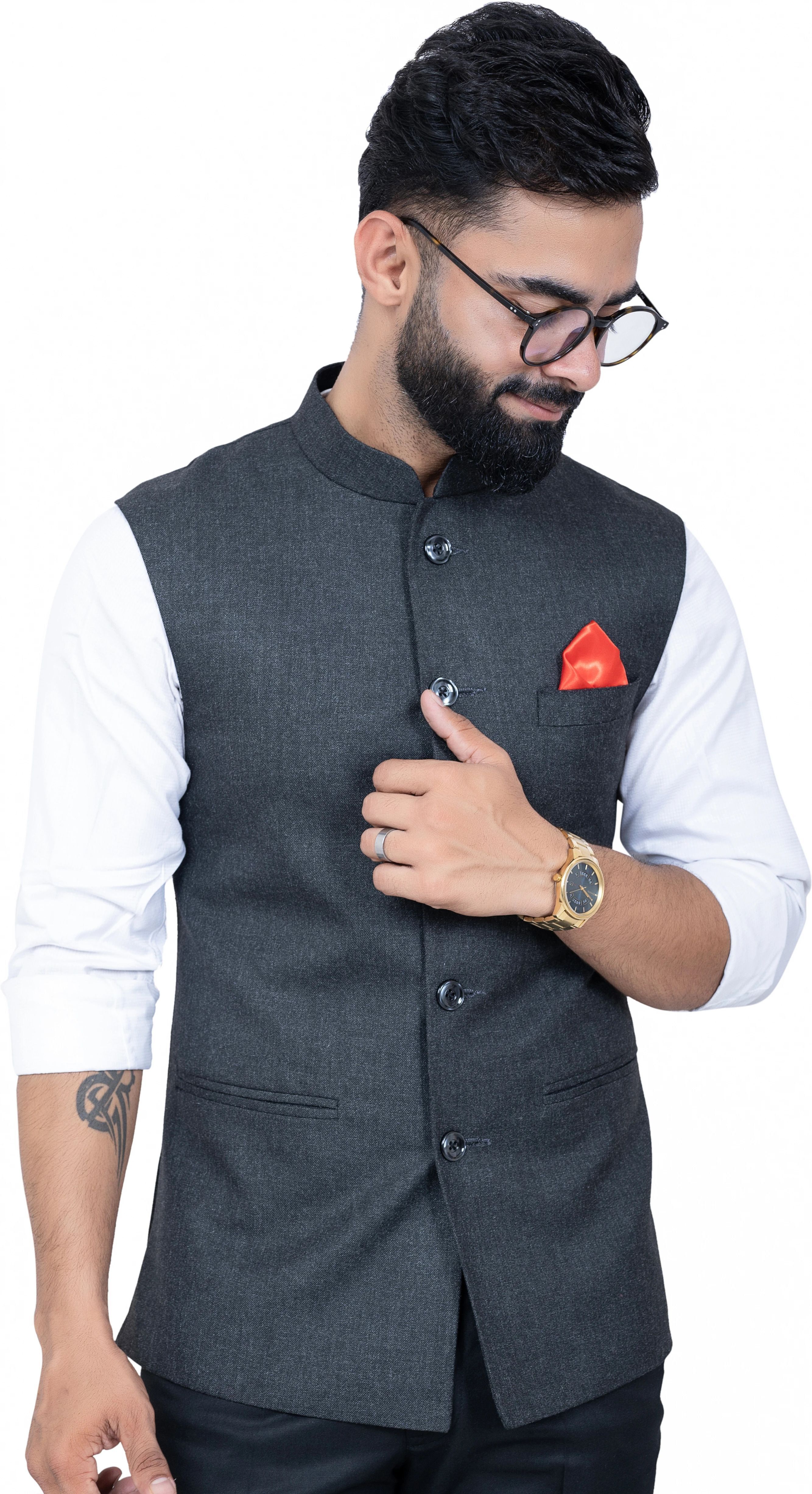 Solid Men Waistcoat