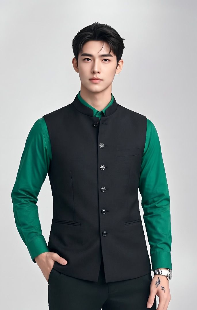 purever india Solid Men Waistcoat-picture-19