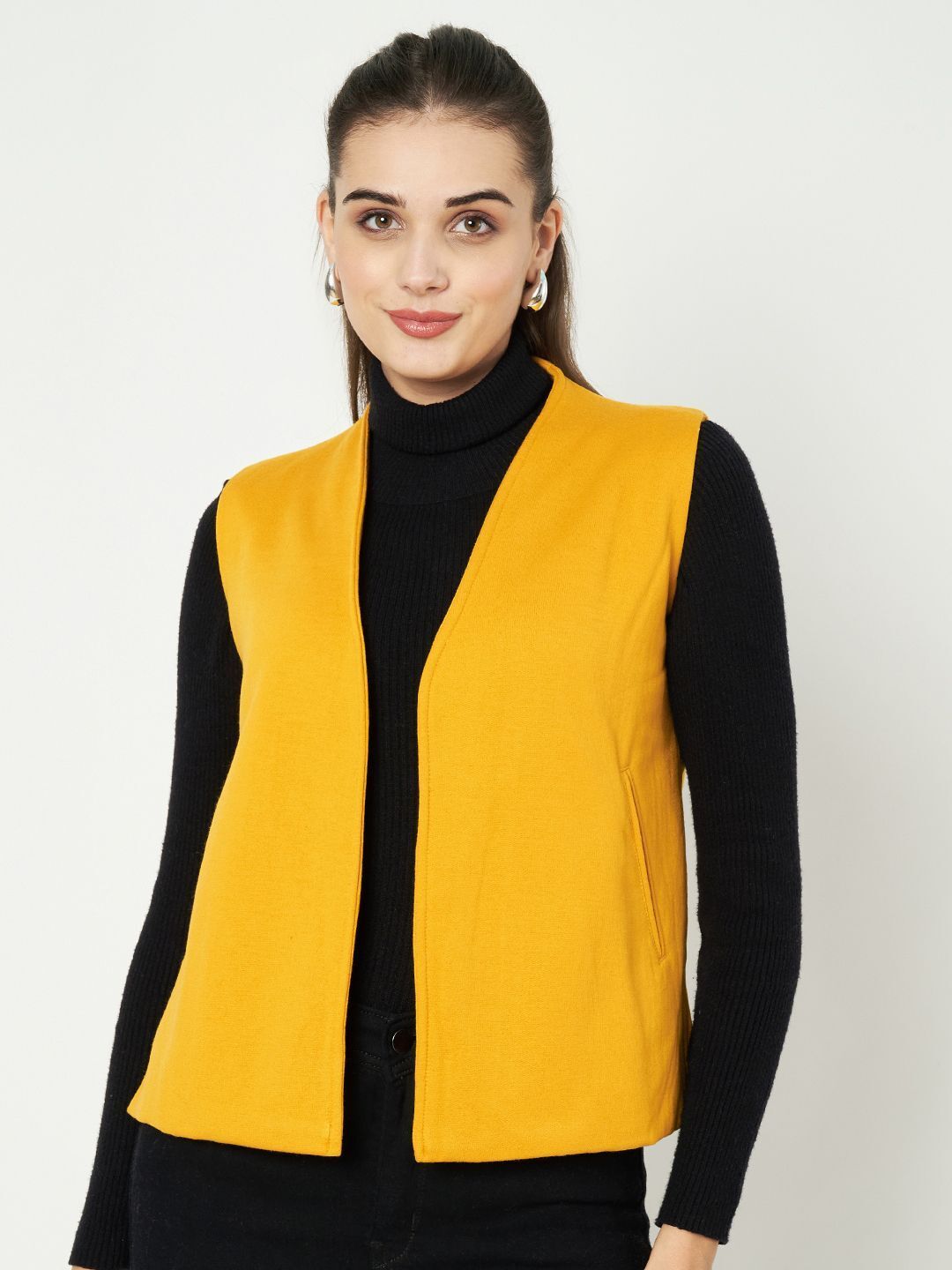 brinns Solid Women Waistcoat-picture-29