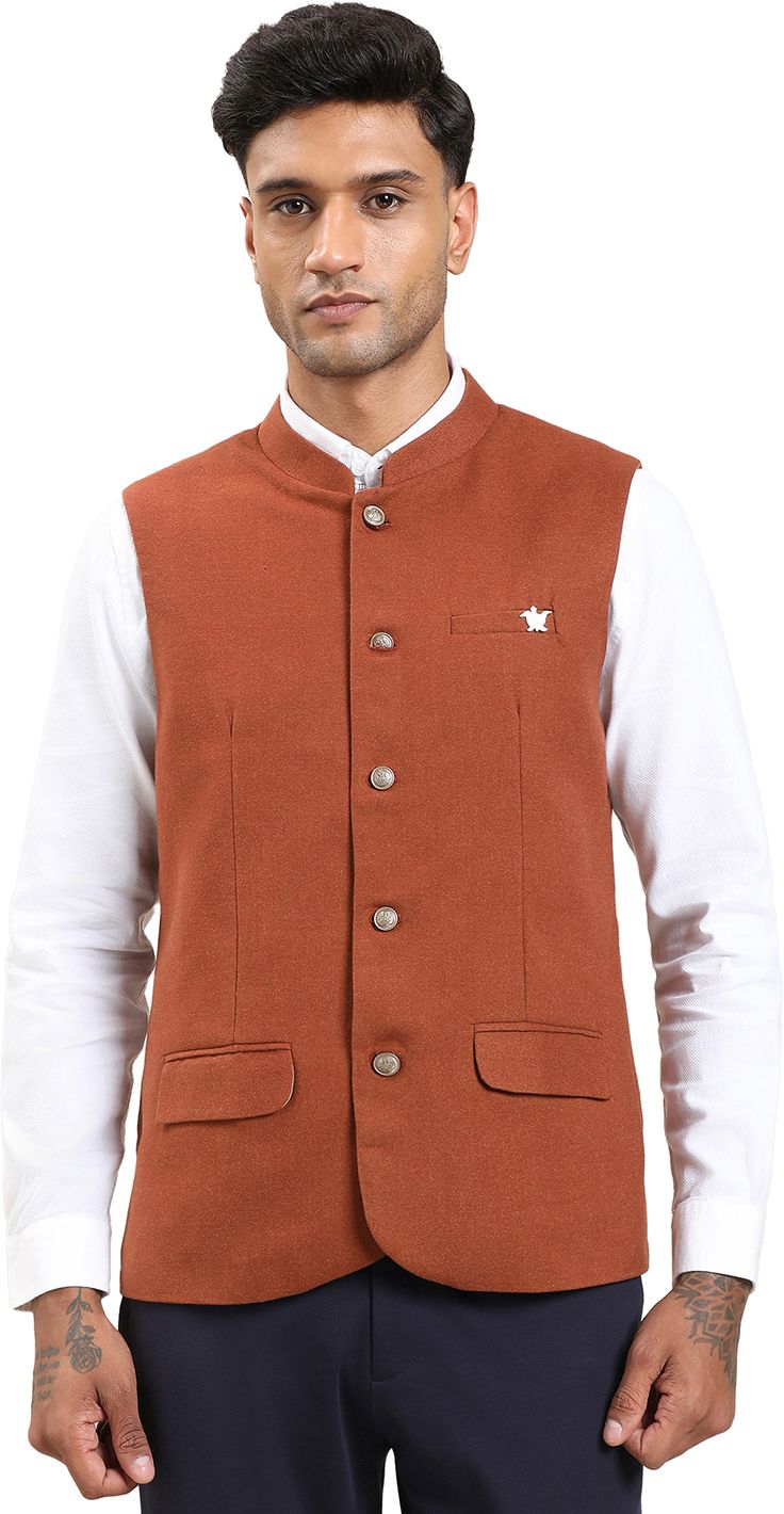 Solid Men Waistcoat