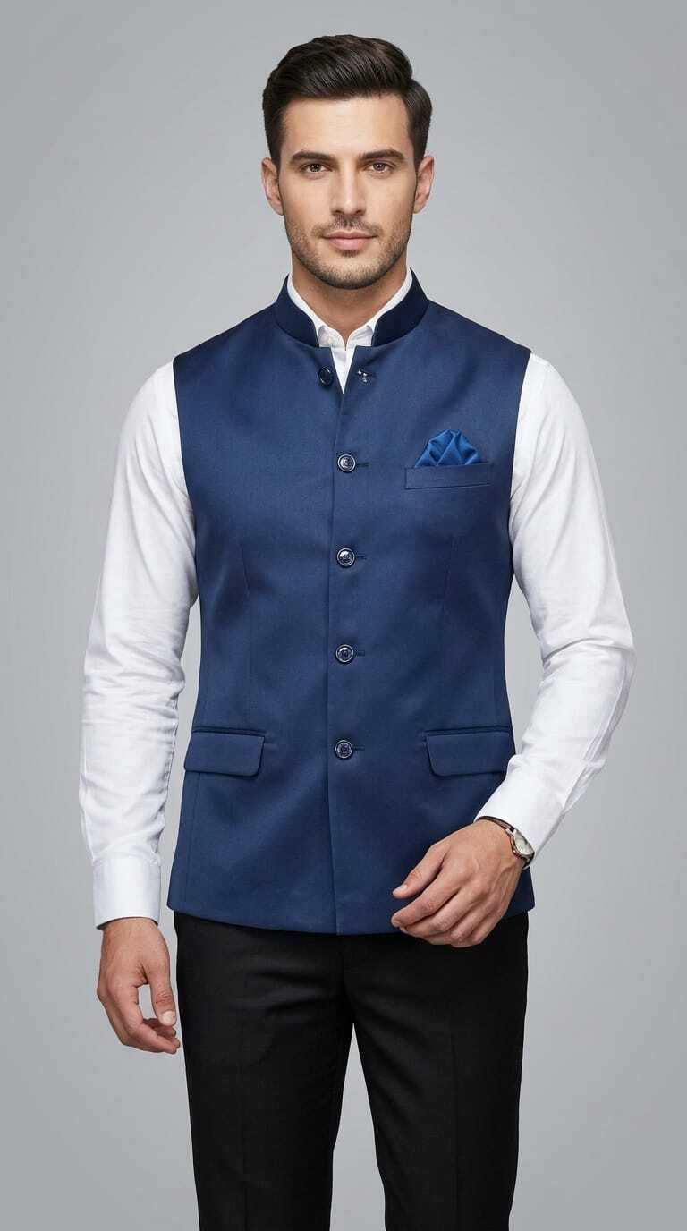 asthetic Solid Men Waistcoat-picture-37