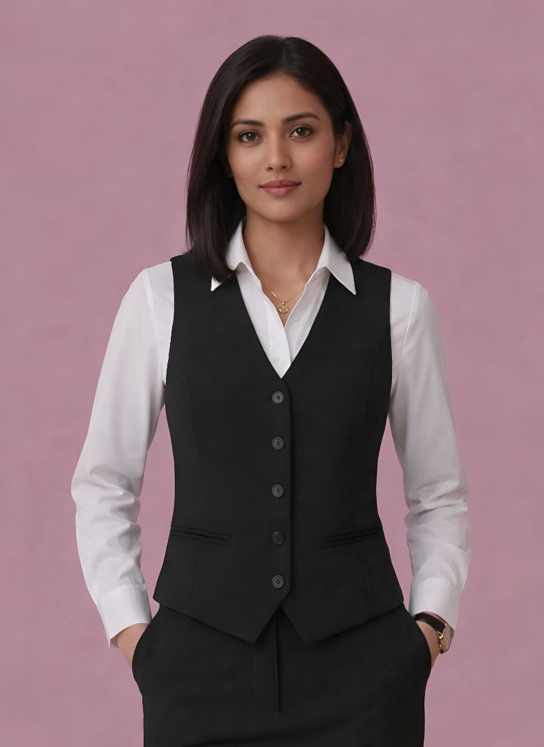 cadmon Solid Women Waistcoat-picture-30