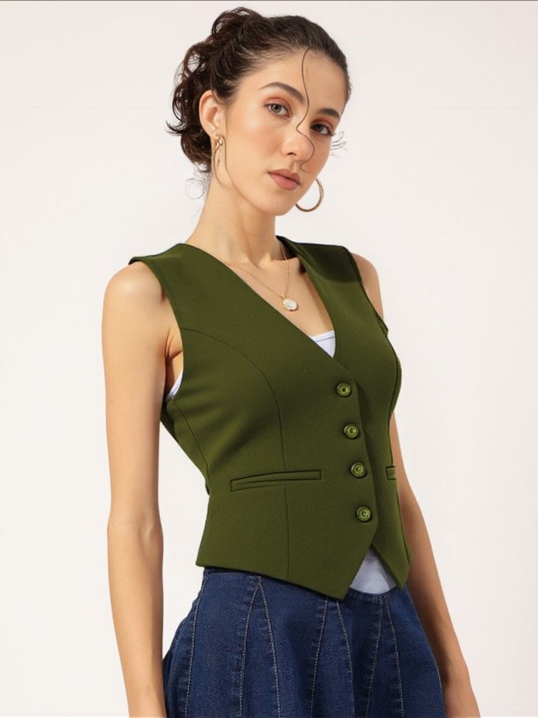 theclassictogs Solid Women Waistcoat-picture-42