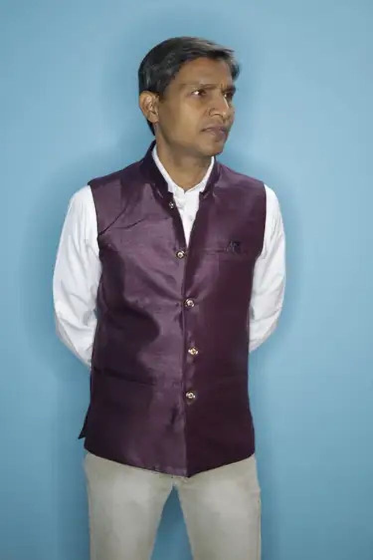 Solid Men Waistcoat-image-4