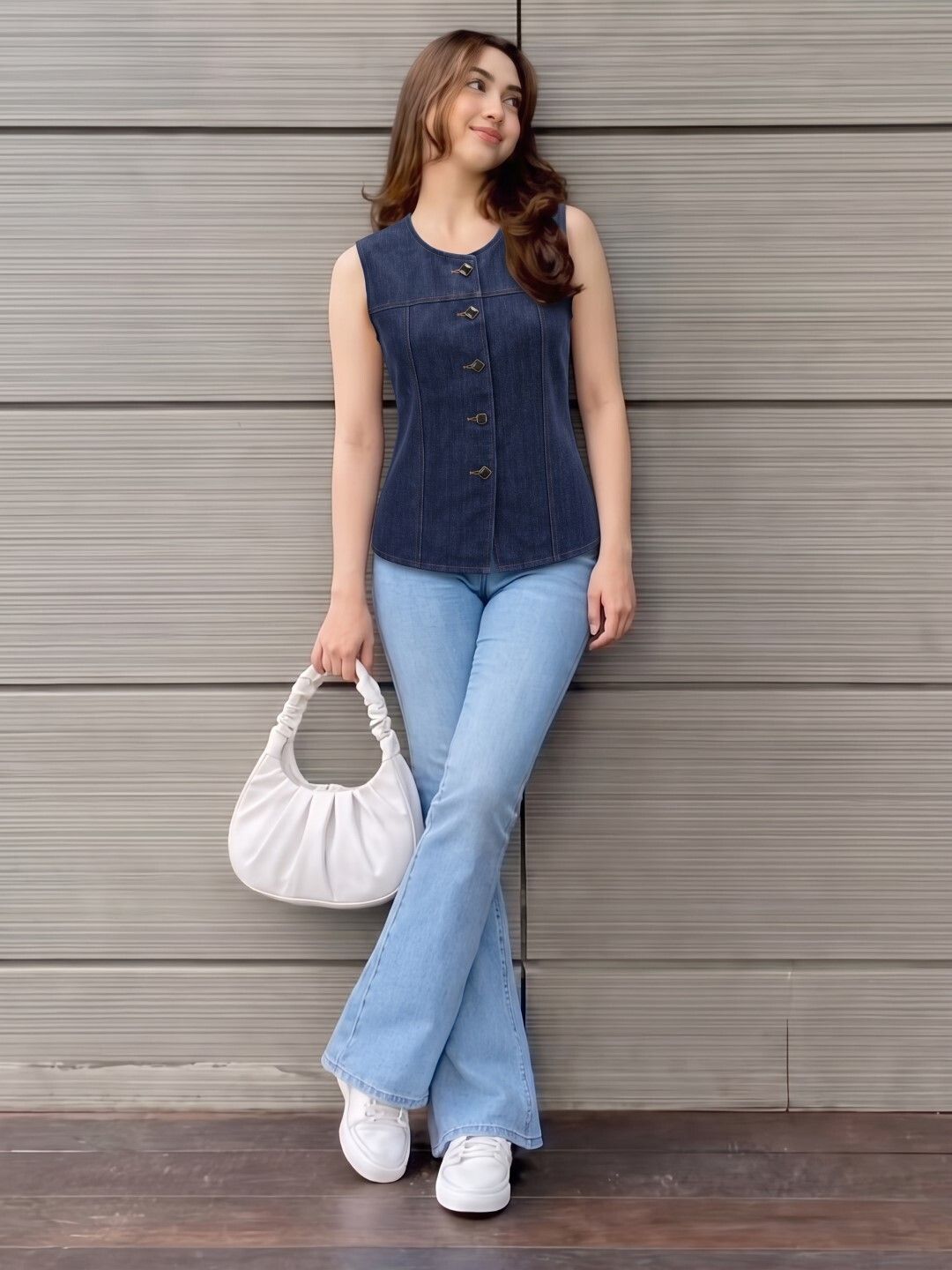 maykr Solid Women Waistcoat-picture-28