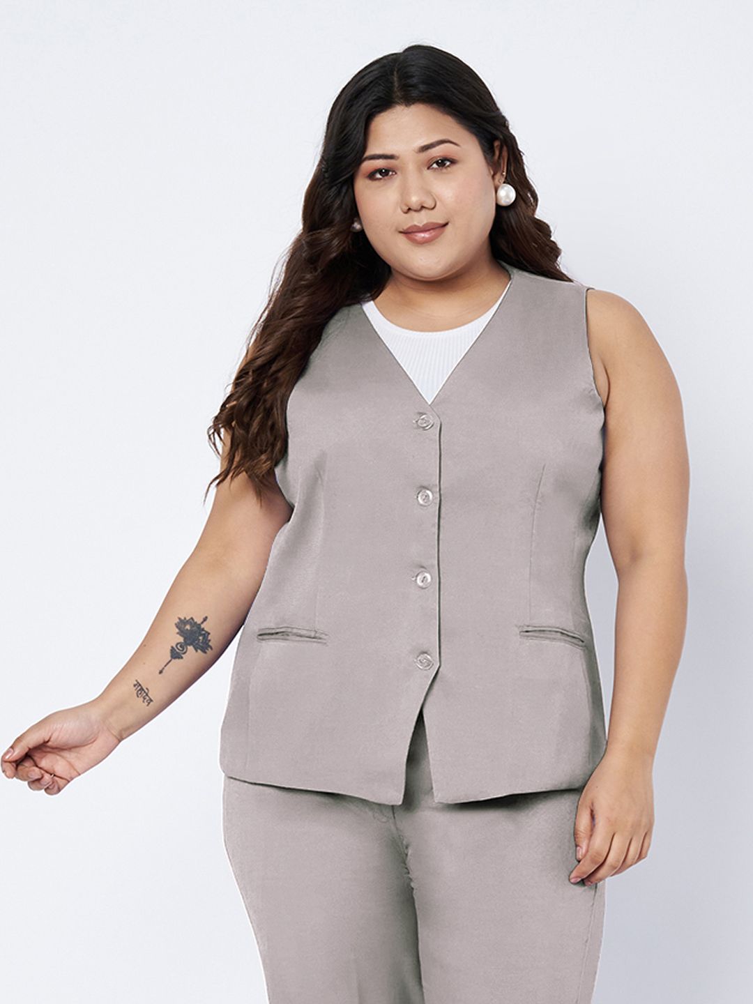 brinns Solid Women Waistcoat-picture-32