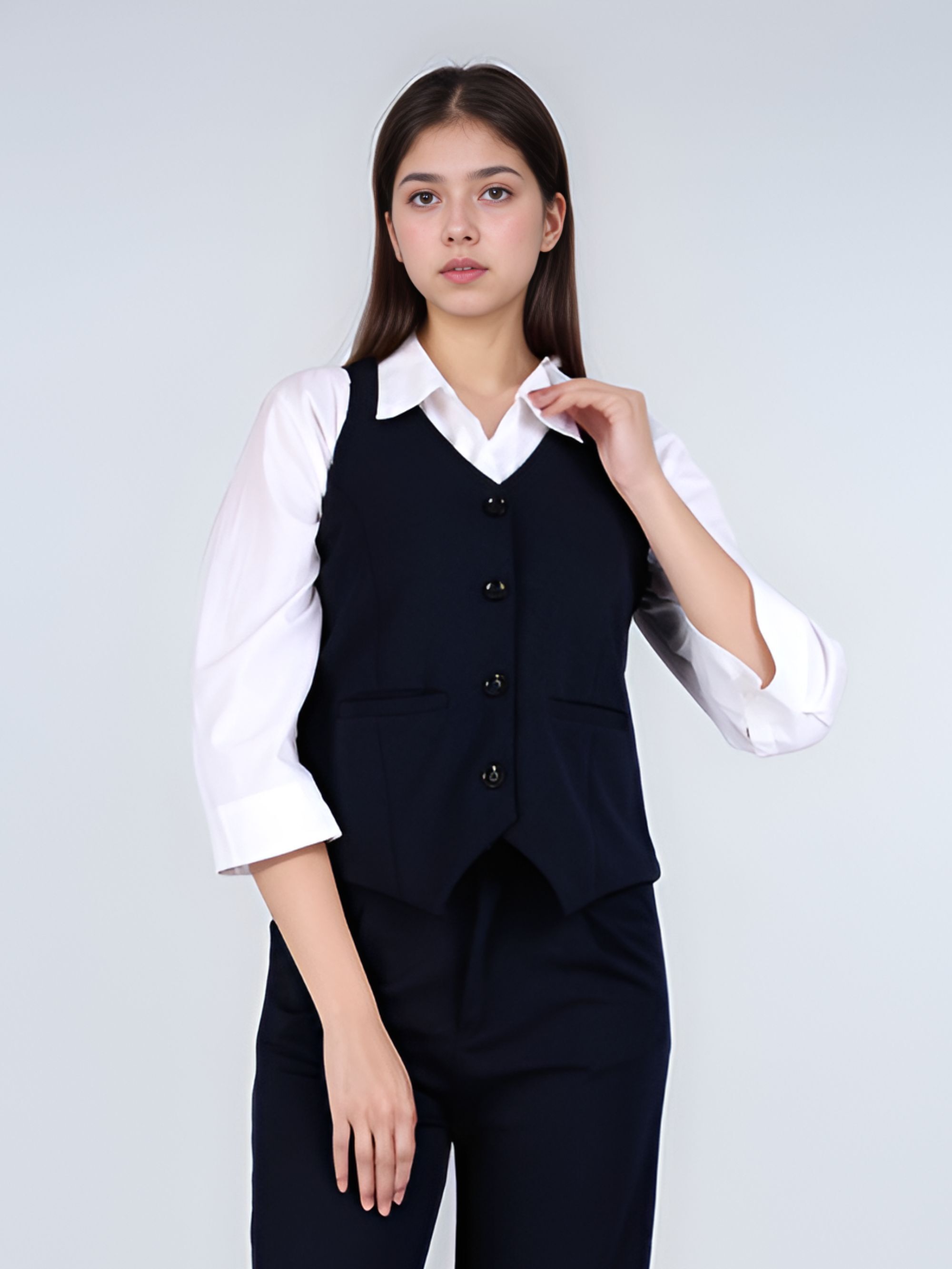 rocksy Solid Women Waistcoat-picture-10