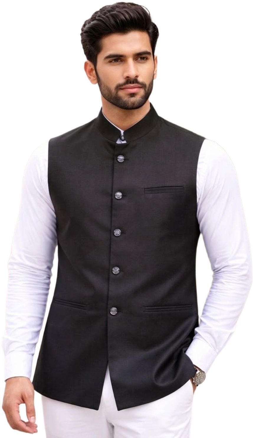 trendbis Solid Men Waistcoat-picture-26