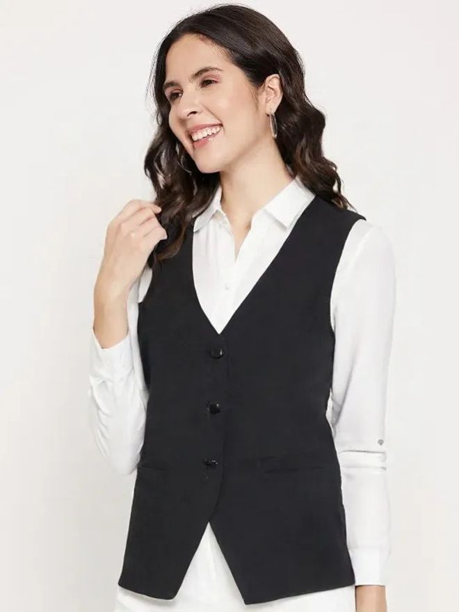 new-18 Solid Women Waistcoat-picture-15