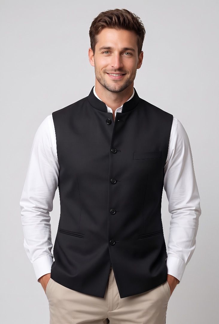 purever india Solid Men Waistcoat-picture-28