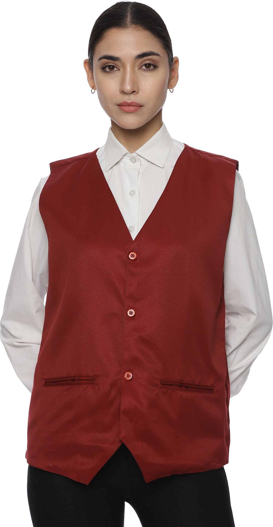 baagaa Solid Women Waistcoat-picture-27