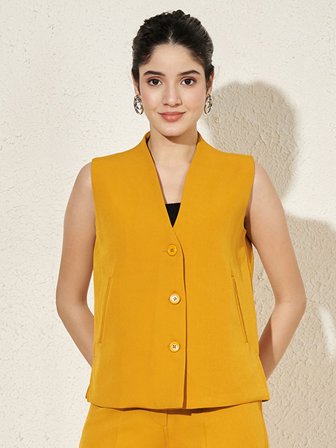 brinns Solid Women Waistcoat-picture-30