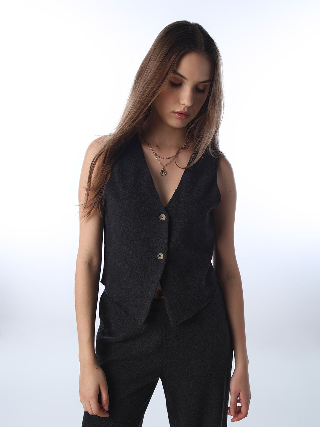 only Solid Women Waistcoat-picture-19