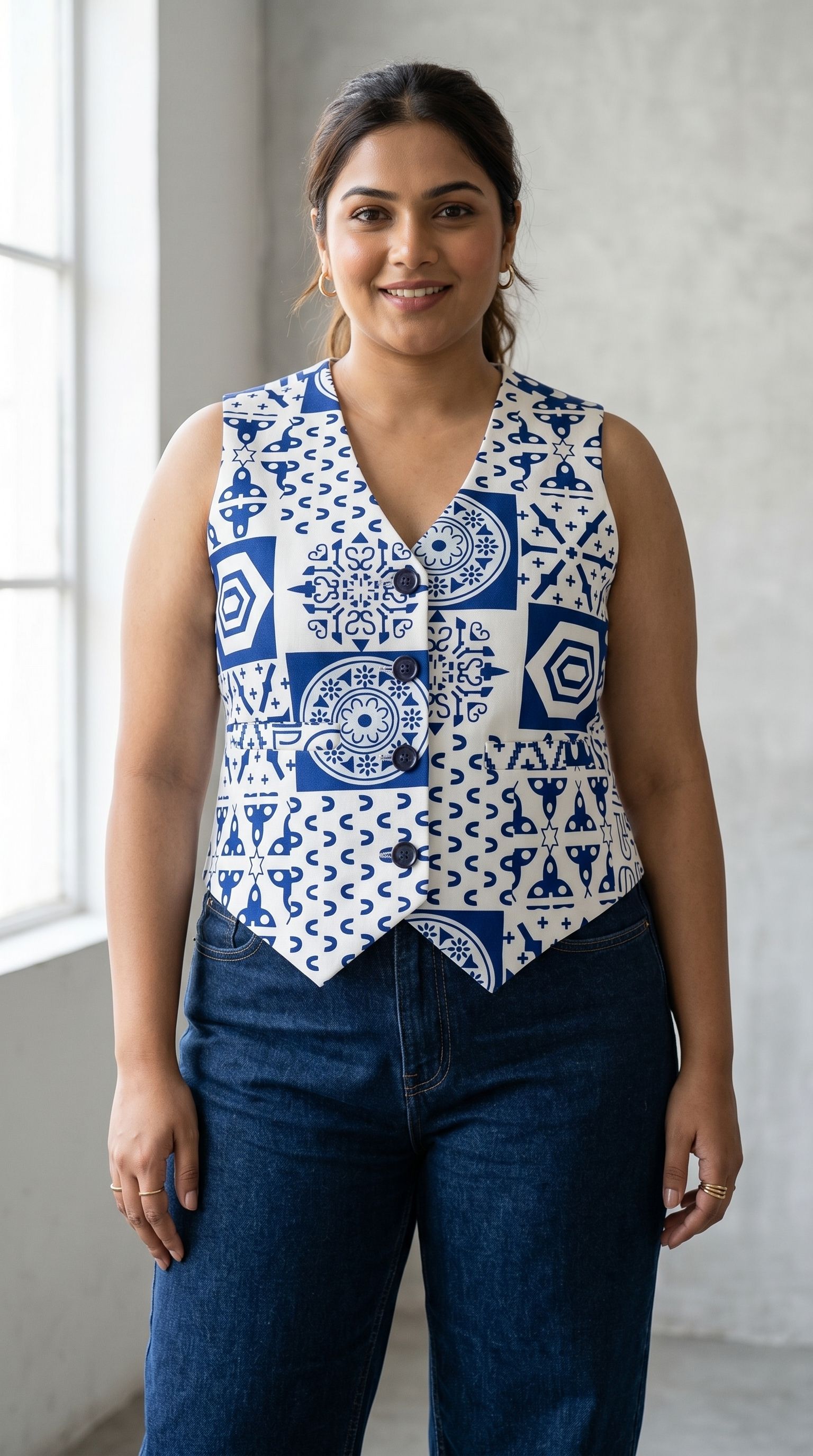 perfect productions Printed Women Waistcoat-picture-22