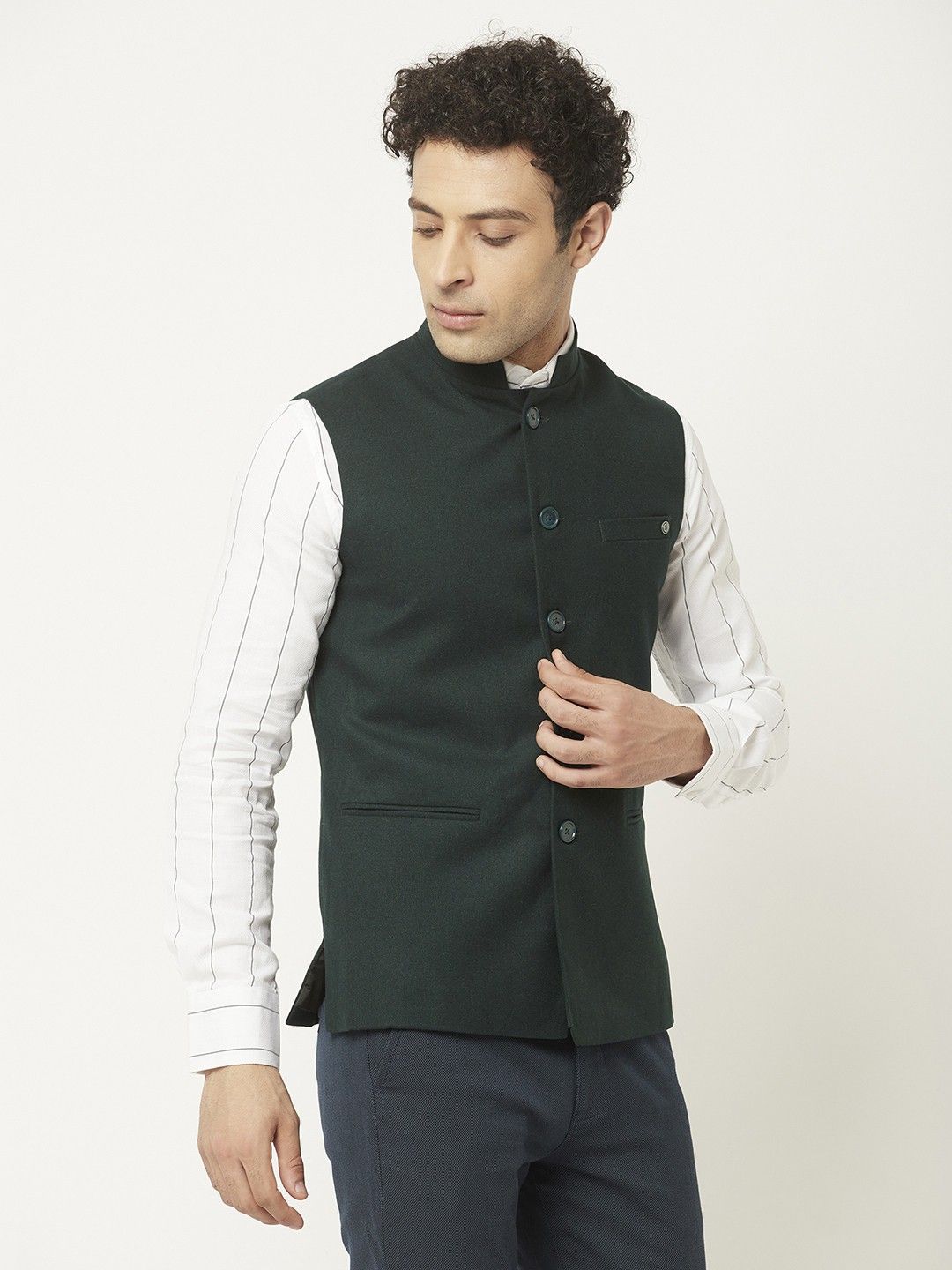 Solid Men Waistcoat-image-9