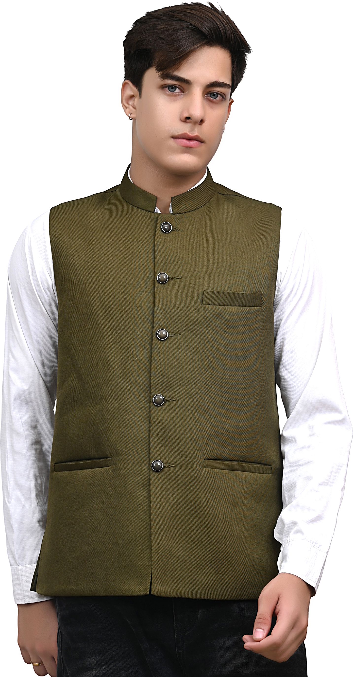 nadwi garments Solid Men Waistcoat-picture-13