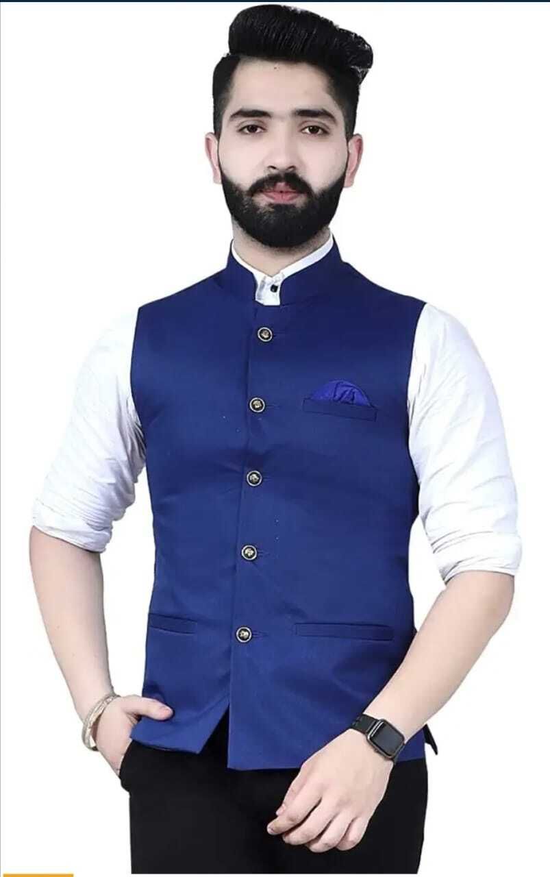 maksud enterprise Solid Men Waistcoat-picture-28