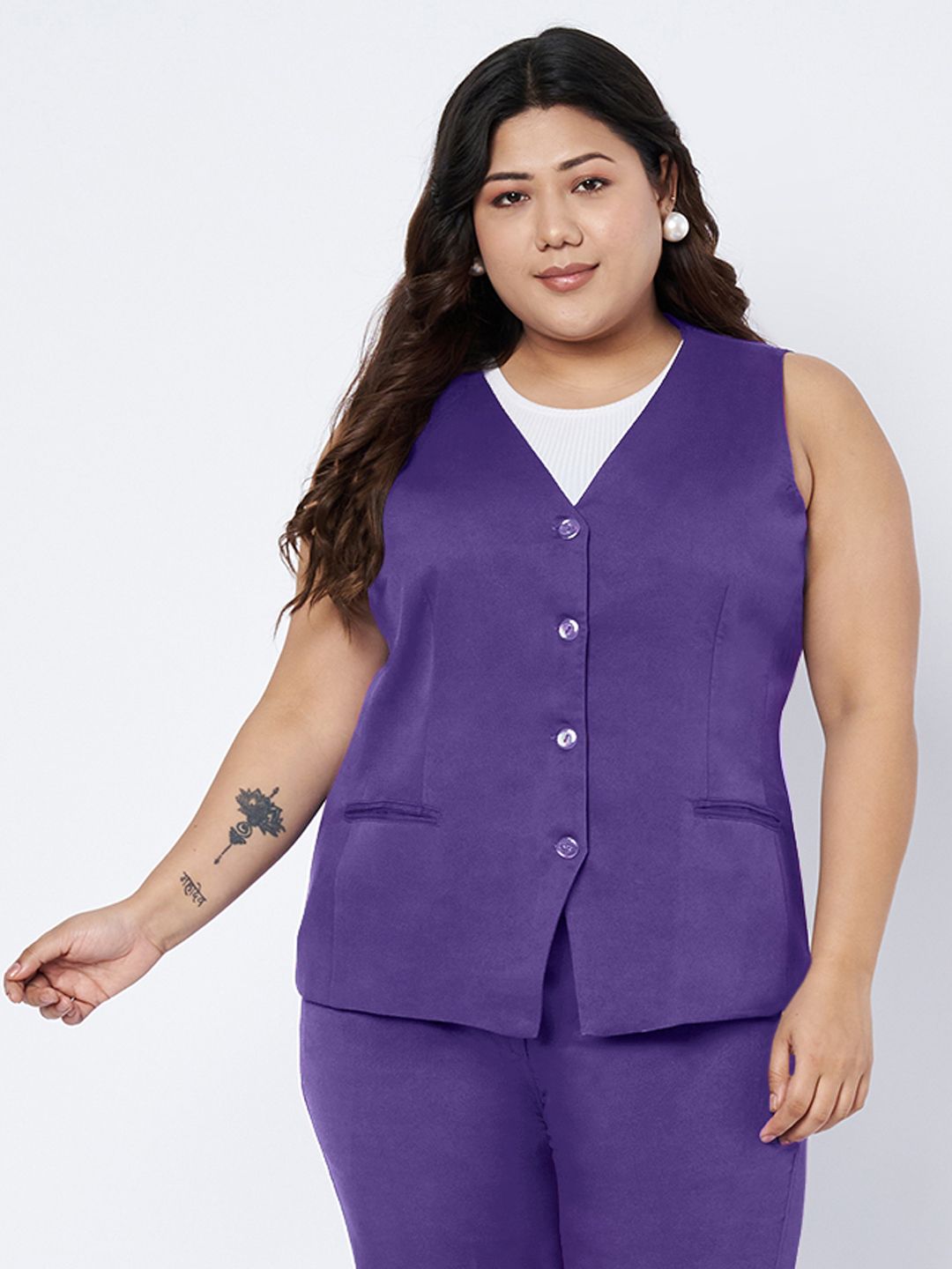 brinns Solid Women Waistcoat-picture-28