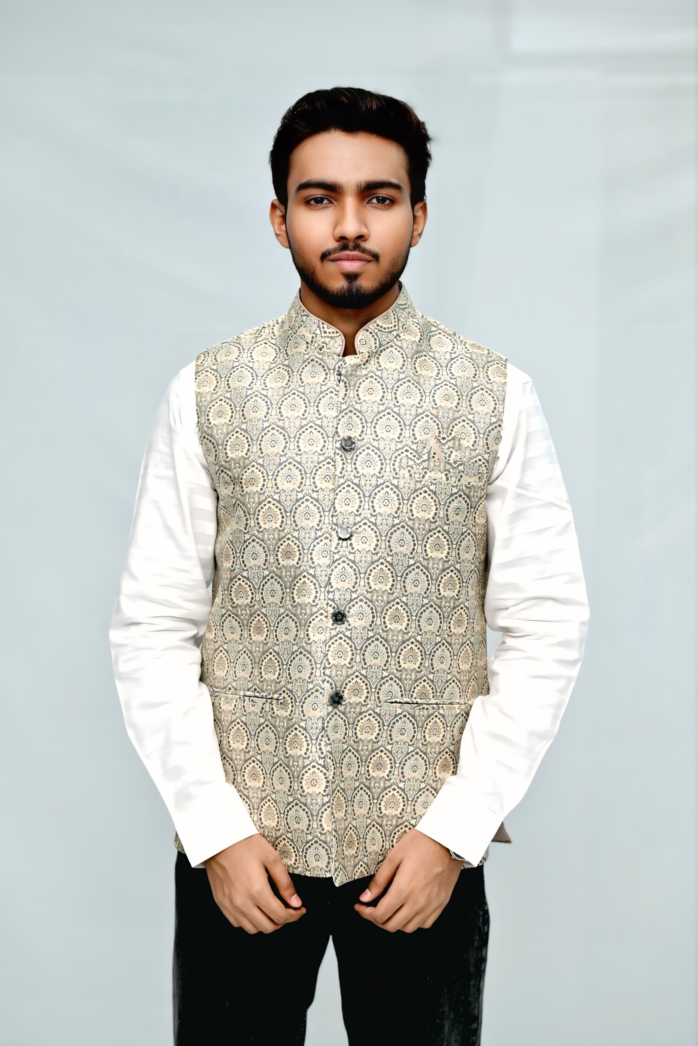 skylark Paisley Men Waistcoat-picture-18