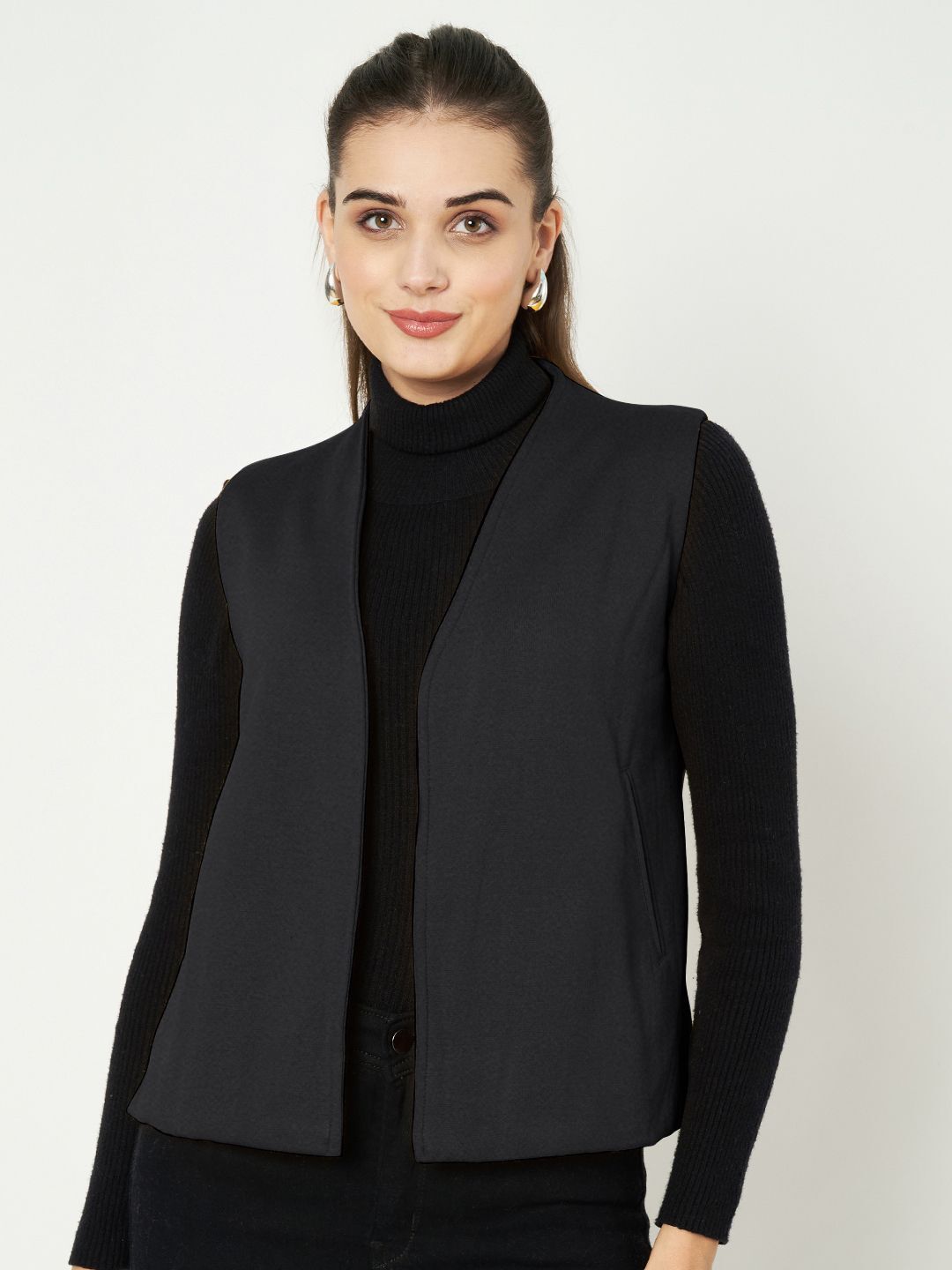 brinns Solid Women Waistcoat-picture-47